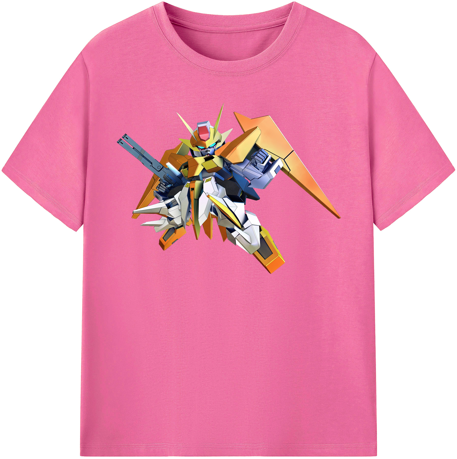 （画像用） 機動戦士ガンダム Mobile Suit Gundam レディースカジュアルプリントTシャツ（綿100％）